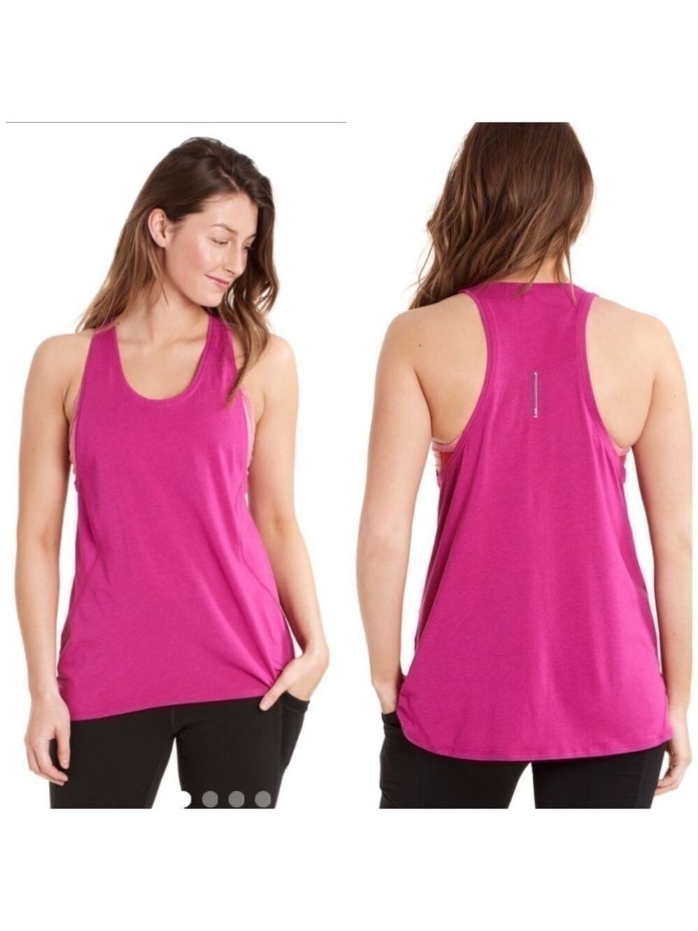 Nwt Lole Anella Sleeveless Pink Sport Tank Top - Picture 2 of 6
